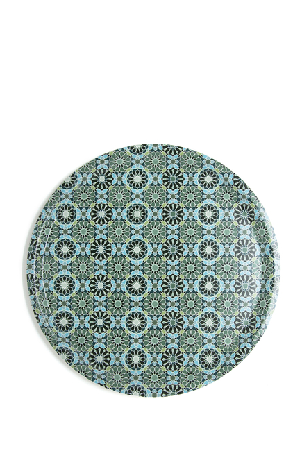 IDO Round Tray ANDALUSIA 38 cm:Multi Colour:One Size